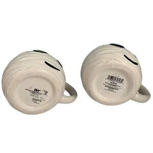 (2) Boston Warehouse 2015 Halloween MUMMY Porcelain Coffee Mug Cup New w/ Tags